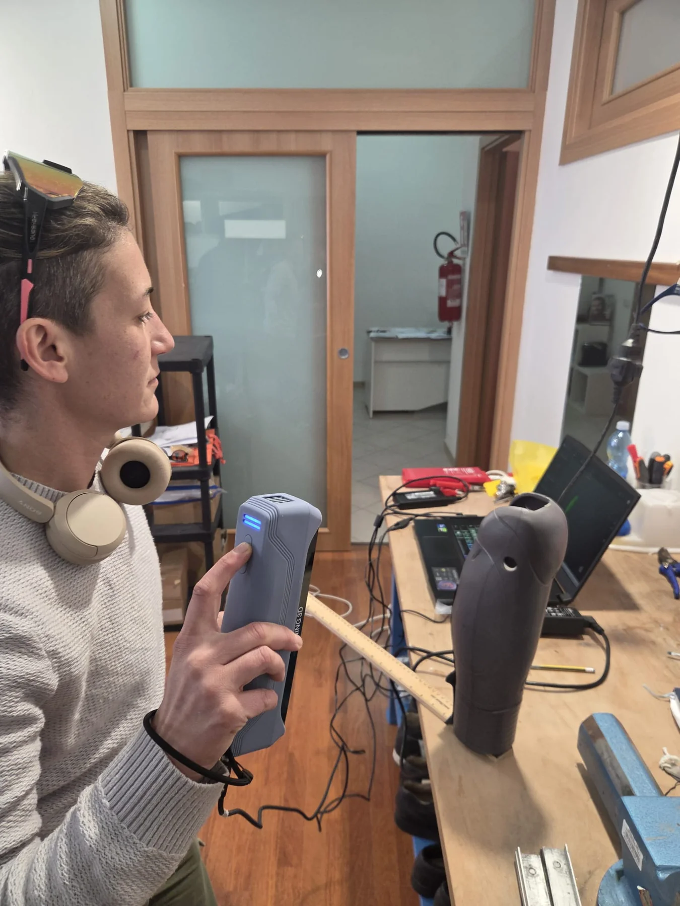 Capture with a 3D scanner